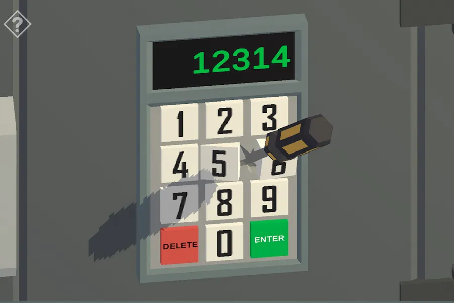 Tastierino numerico da esaminare in una stanza di Tiny Room Stories, dettaglio usato dalla redazione come immagine di apertura